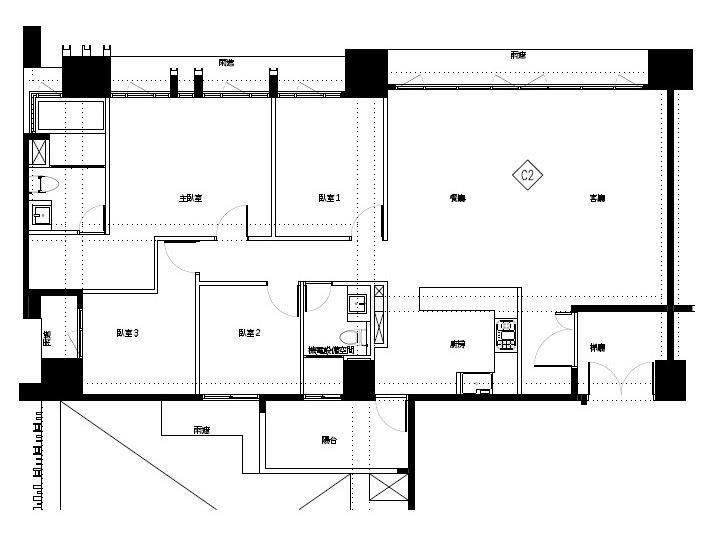 平面圖提供_陶璽空間設計。 平面圖提供_陶璽空間設計。