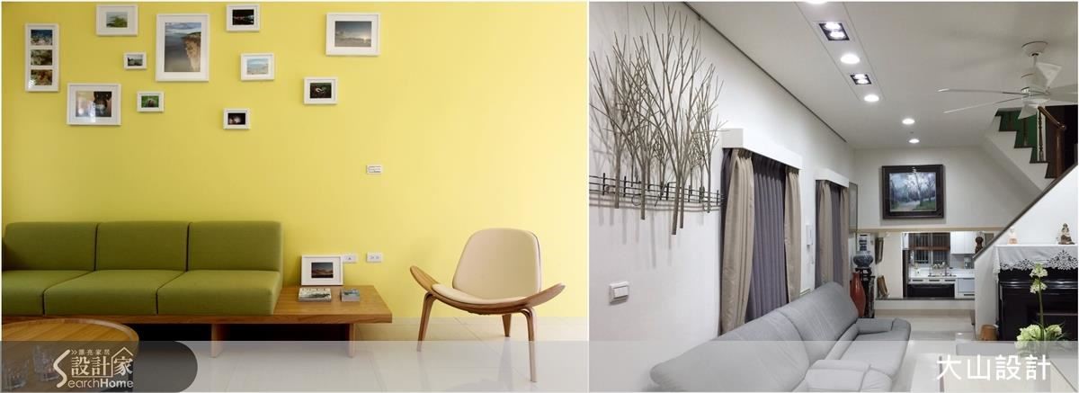 藝術品與空間結合，減省過於繁複的室內裝修，讓空間與人的關係更為緊密。