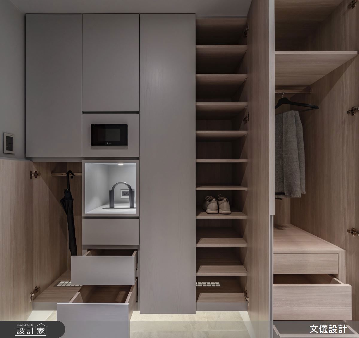 櫃內活動式層板收納更彈性