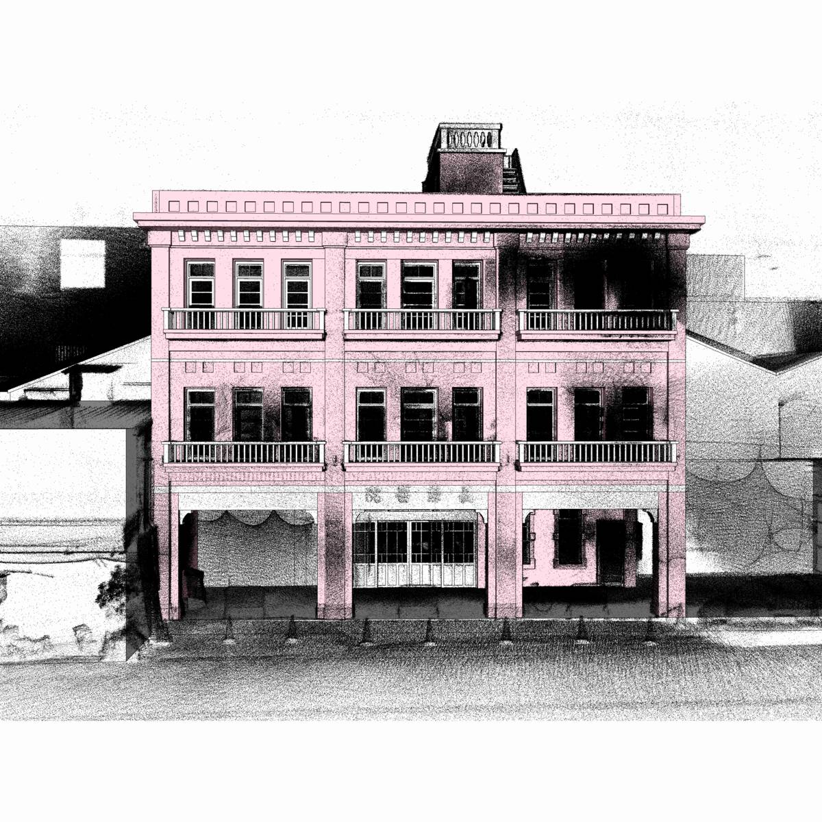 點立方空間數位測繪一次打出六萬個點完成點雲模型，以科技賦予「全知」視角。