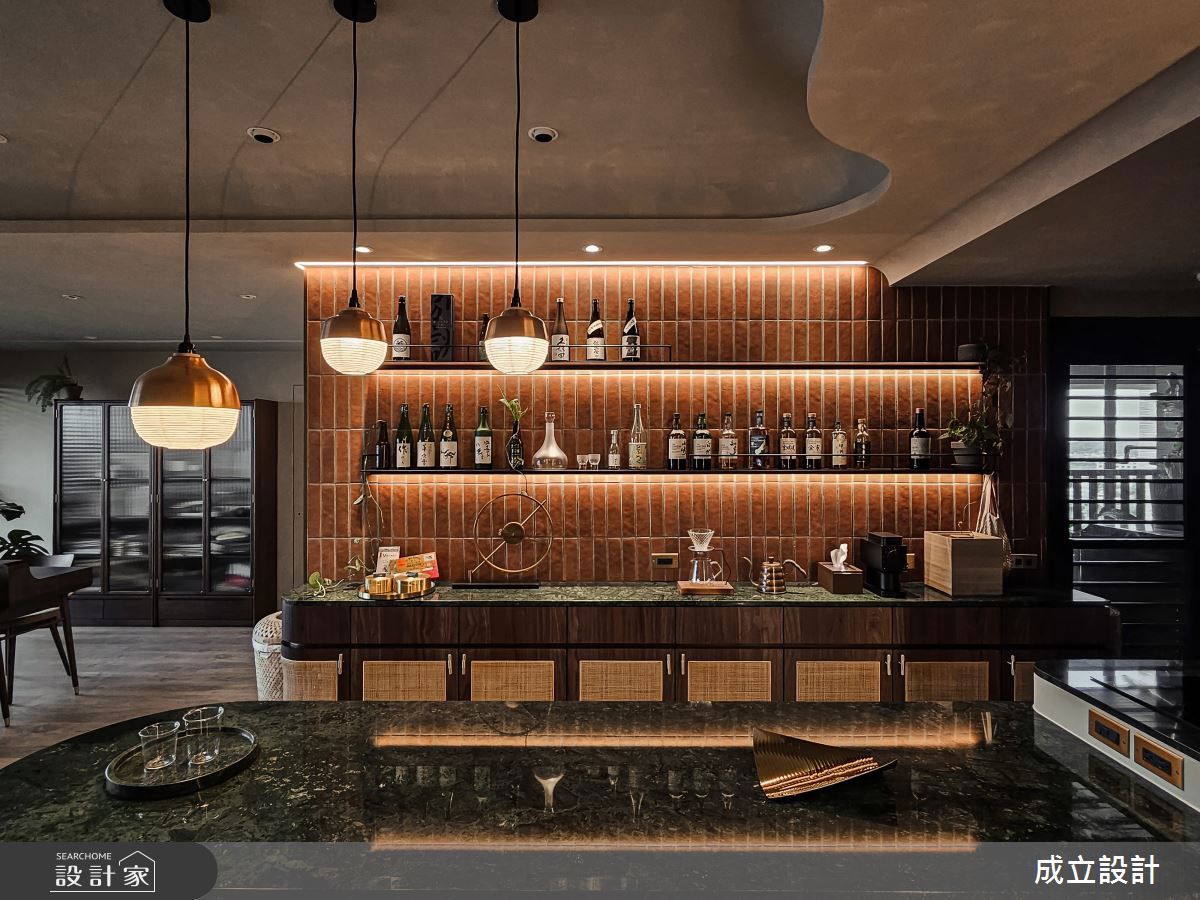 看完整住宅酒櫃設計