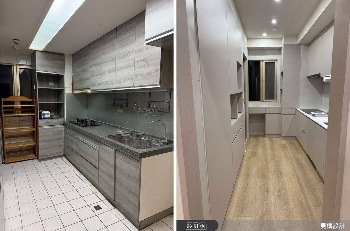 輕裝修廚房Before、After