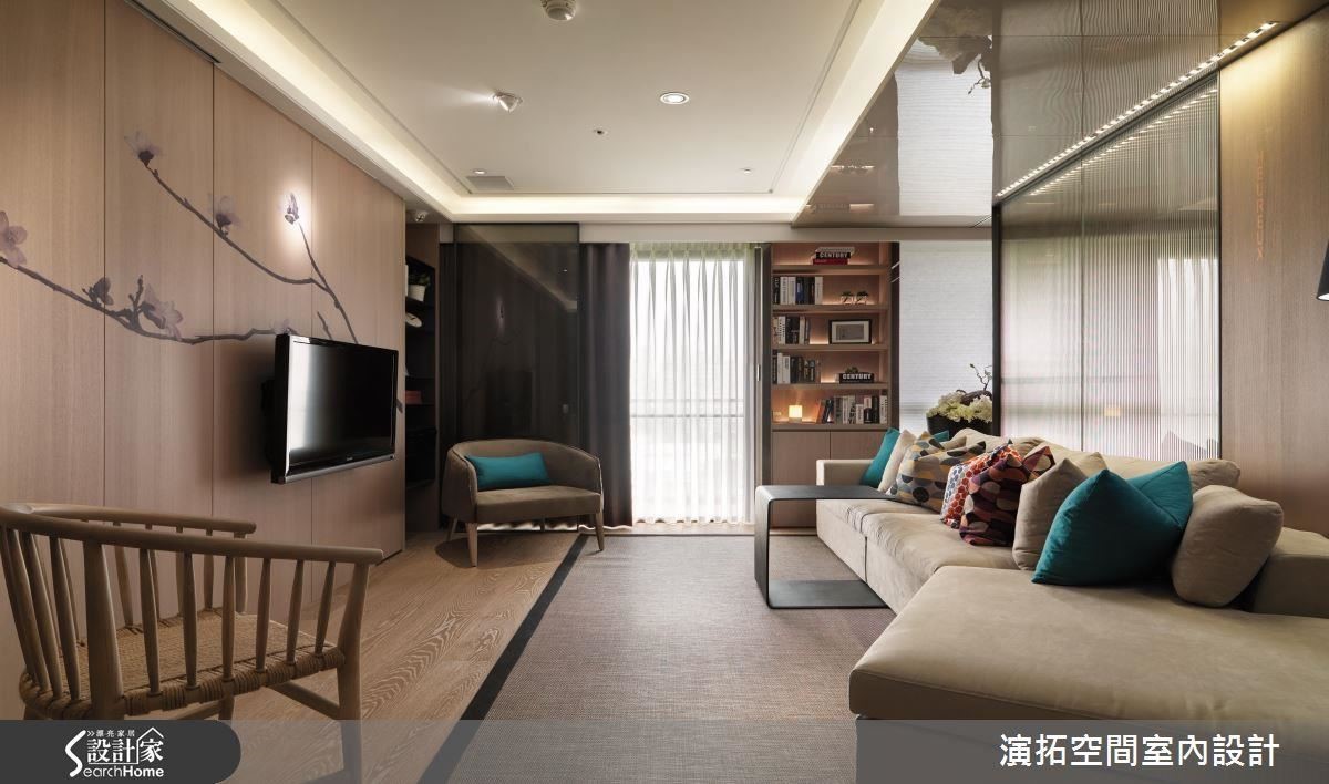 張德良設計師認為，長青族住宅反而需要一些活潑的色調，整體氛圍設計也有別於一般針對長者的居住空間。