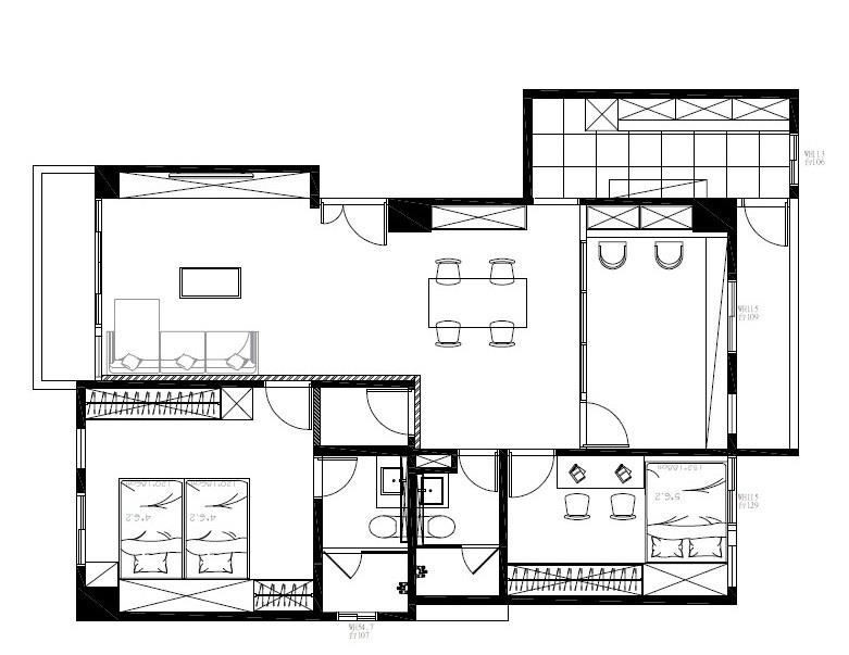 平面圖提供_浩室空間設計。