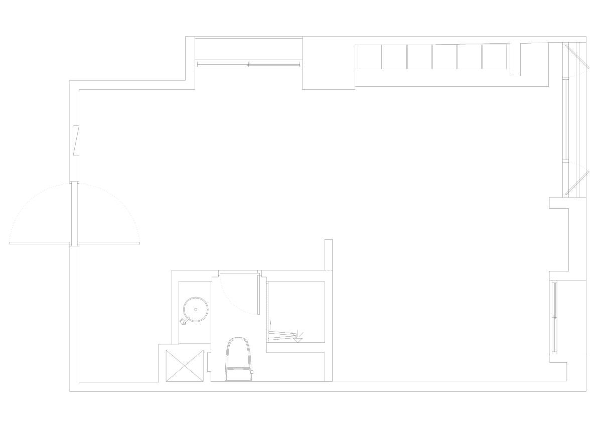 BEFORE 平面圖提供_將作空間設計。