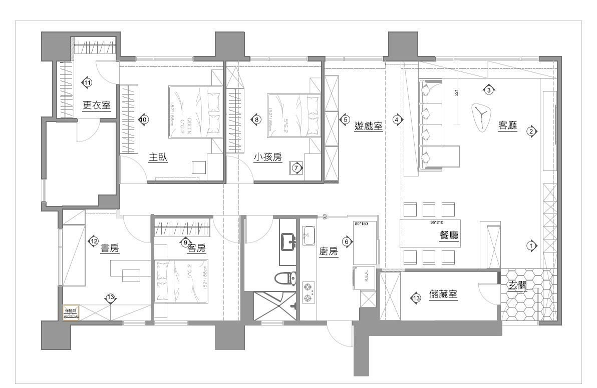 平面圖提供_浩室空間設計。