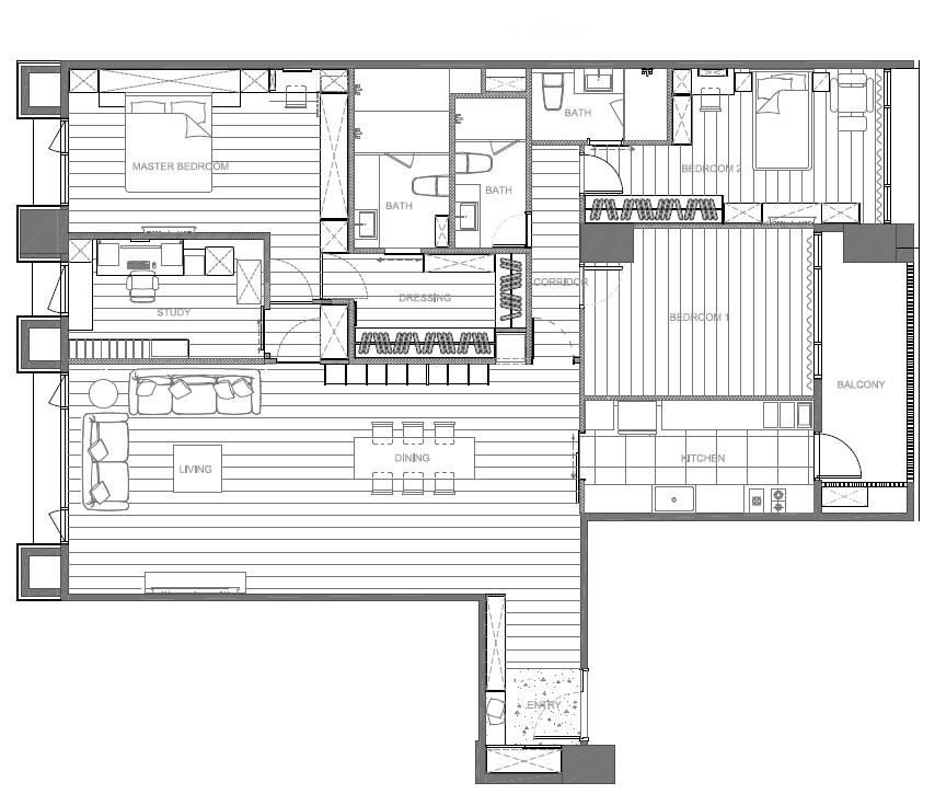 平面圖提供_晟角制作設計有限公司。