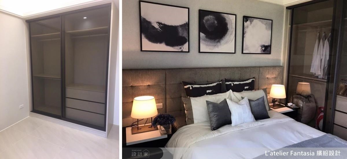 Before + After 次臥室完工圖。