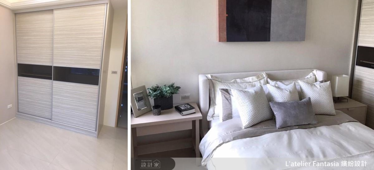 Before + After 次臥室完工圖。