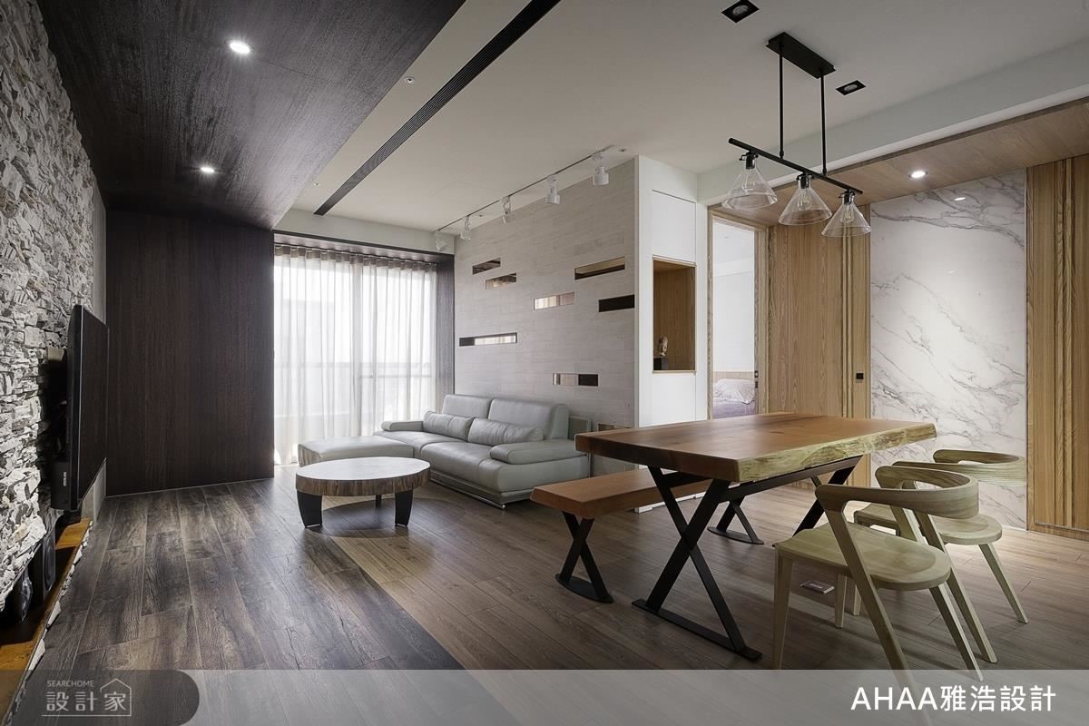 公領域採開放式設計，使場域互相串聯，為居者打造宛如日劇的情感交流空間。