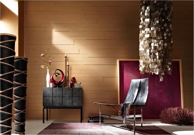 德國品牌研發出創新的軌道工法，讓木地板成為天花與立面的選材之一。