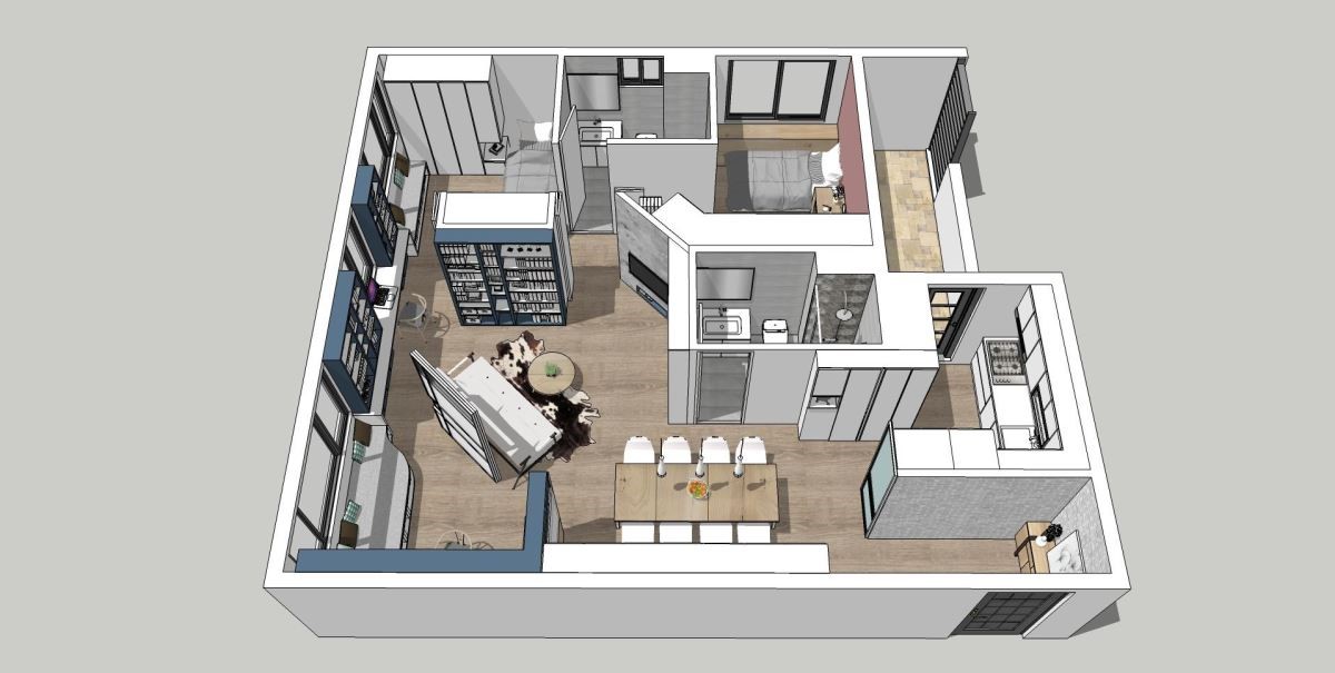 3D 平面圖提供_將作空間設計工作室。 3D 平面圖提供_將作空間設計工作室。