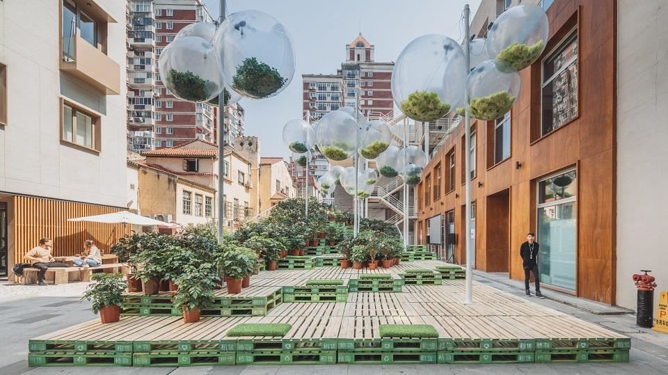 UrbanBloom花園 — AIM 為URBAN MATTERS by MINI設計的“快閃花園”