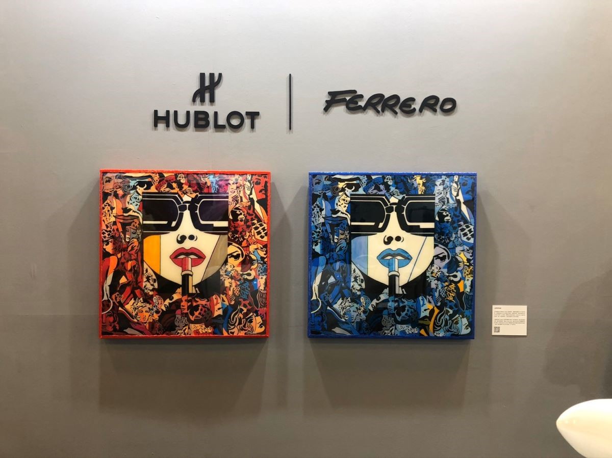 瑞士製錶品牌HUBLOT宇舶錶擔任2019 ART TAIPEI台北國際藝術博覽會官方計時，匯集品牌藝術大使的珍貴創作。此為藝術家Marc Ferrero之作。