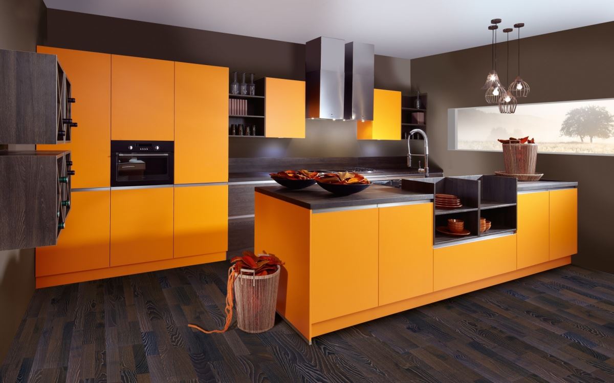 大膽鮮明的亮橘色，顛覆傳統的收納、展示，讓設計創意恣意揮灑。