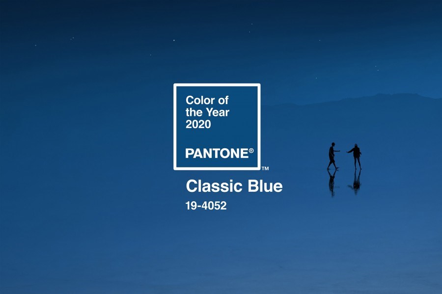 Pantone 2020年度代表色「經典藍 Classic Blue」／圖片來源：Pantone。