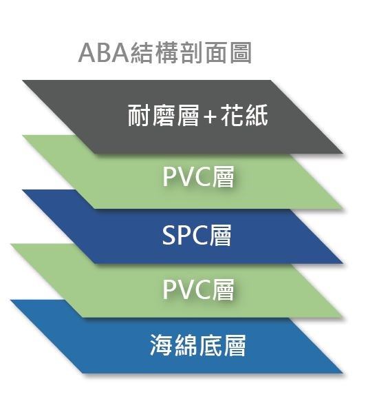 ABA 結構剖面圖。