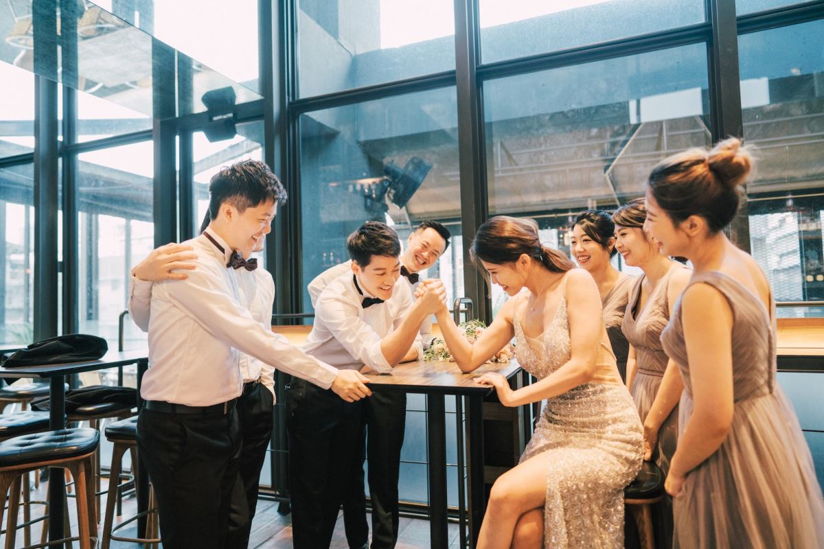 三樓的亞洲50大最佳酒吧 EAST END 是婚禮派對首選場地。