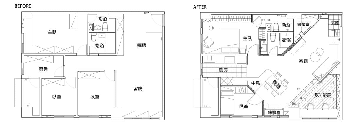 平面圖提供_將作空間設計。