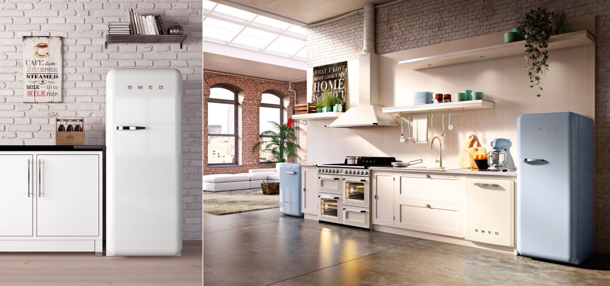 義大利知名復古家電品牌 Smeg 多觸角打造復古時尚美學家電設備，猶如藝術品般的外型，為現代人打造美型廚房空間