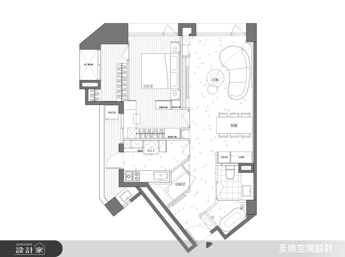 15坪一房兩廳一衛現代舒心宅