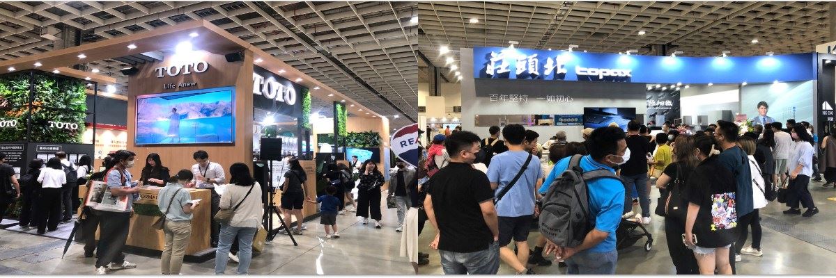 2024年台灣國際室內設計博覽會現場品牌展示花絮。