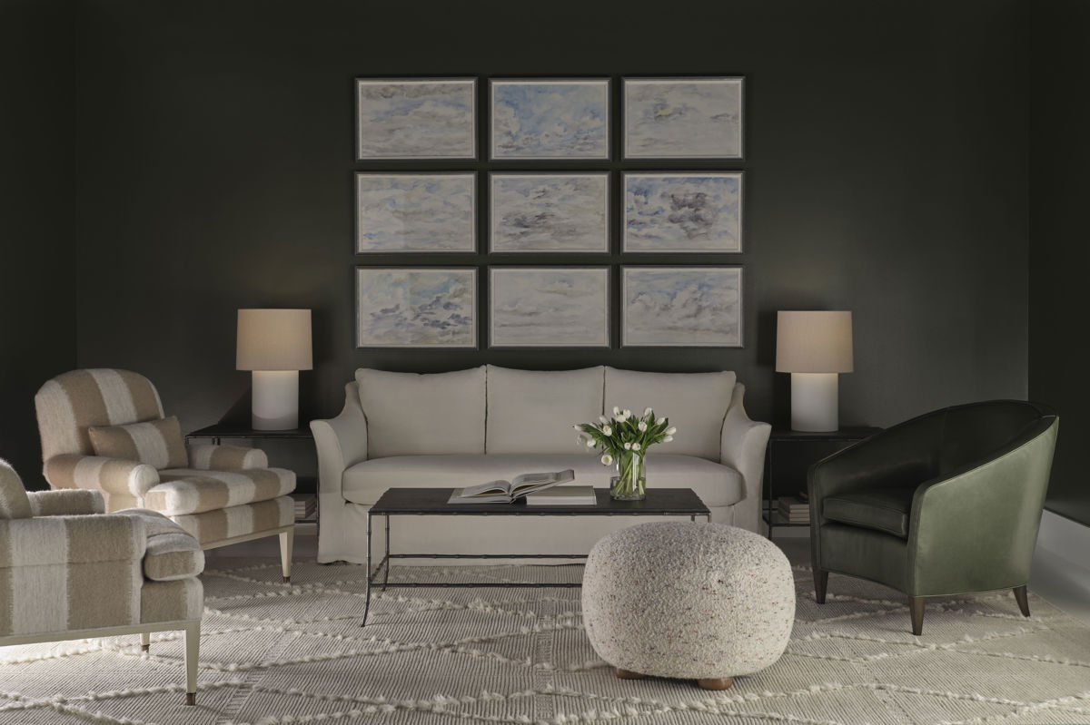 墨綠藝廊客廳_Bruges Sofa_Thames Lounge Chair