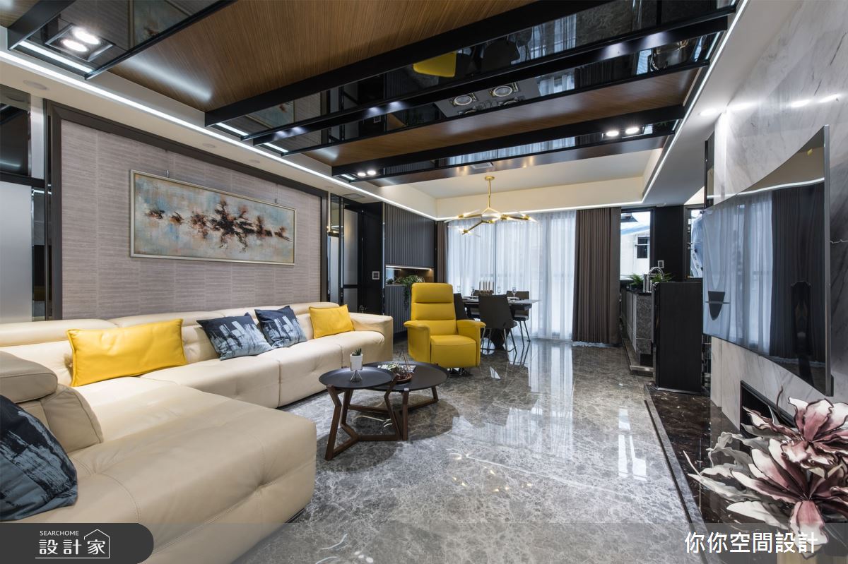 40 年老公寓活起來！時尚餐廚、氣派客廳改變年輕家庭生活品質