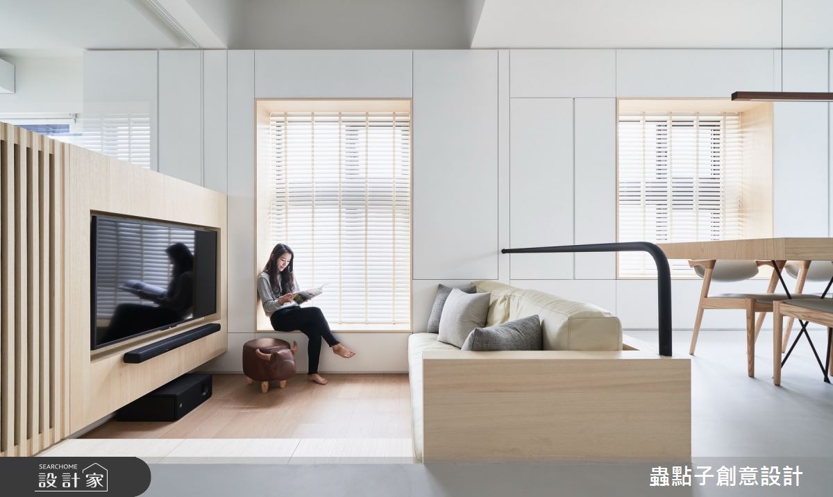 北歐小宅把滿版收納藏起來!給爸媽一個隨躺隨坐的舒服生活