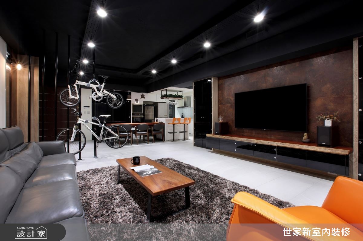 回家就是要做自己！專屬吧台、懸掛單車打造混搭風個性宅！