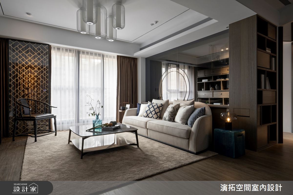 現代風與新中式美學的完美結合，33坪優雅氣質宅邸