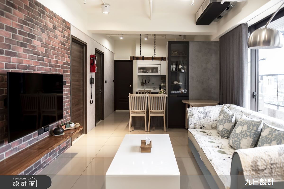 都會女子與柴犬的溫馨小窩！百萬內打造25坪輕工業風個性宅
