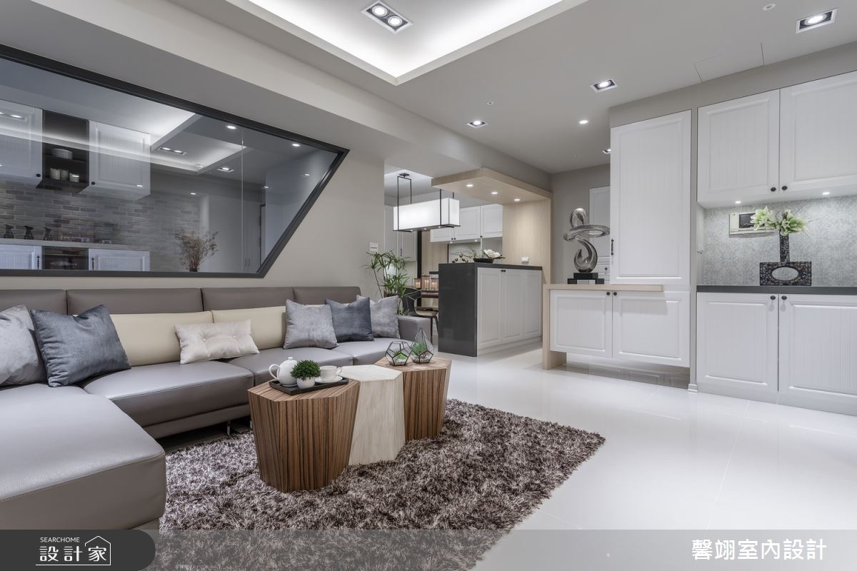 收納滿點X開放空間X白色鄉村風 凝聚一家四口暖暖情感