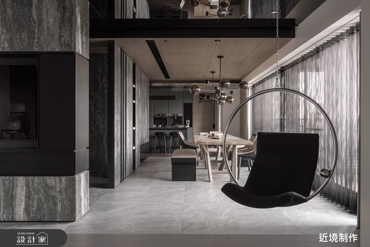 豐富材質與突破性的格局規劃，展現精采的空間張力
