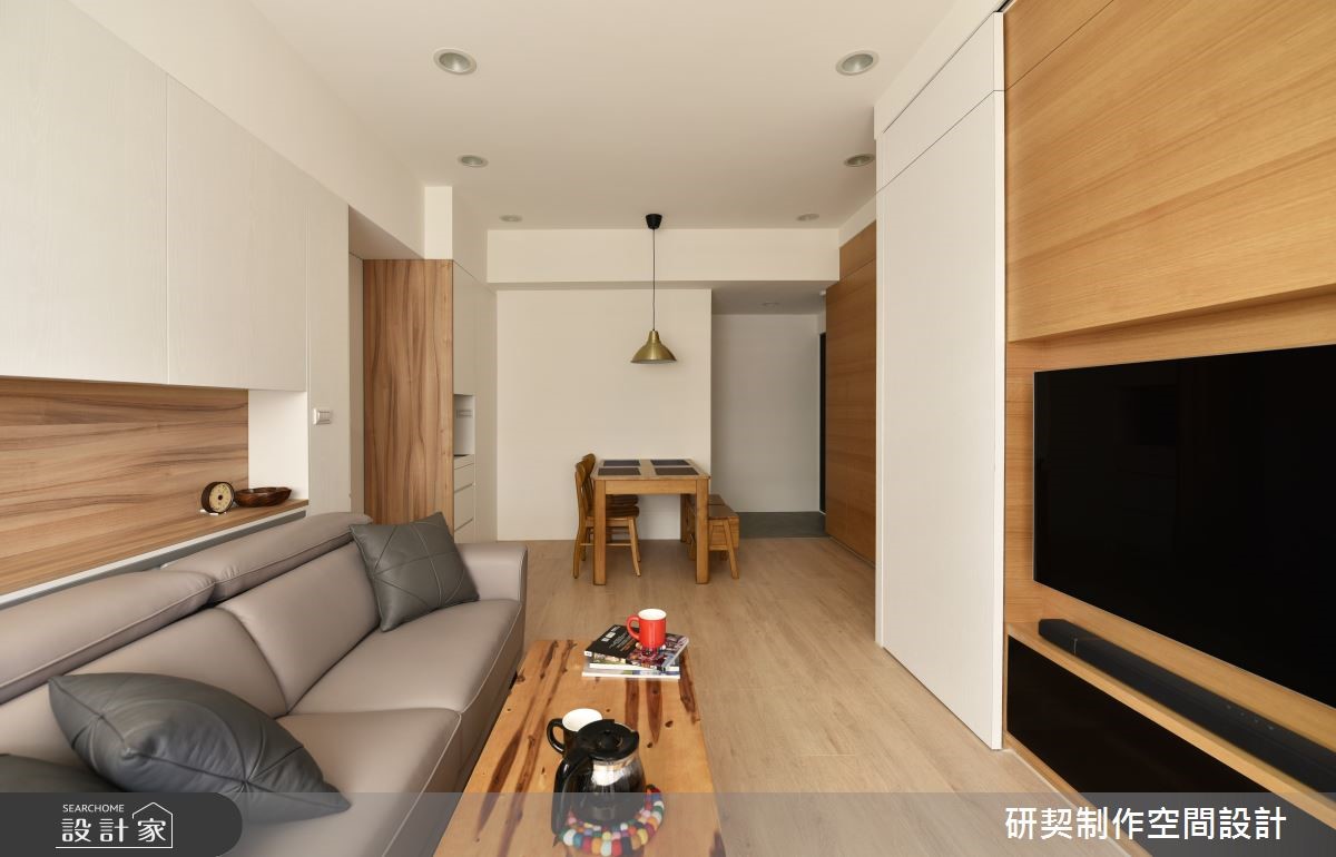 北歐風的極簡、無印風的自然，23 坪木質系居家實踐簡約的理想生活