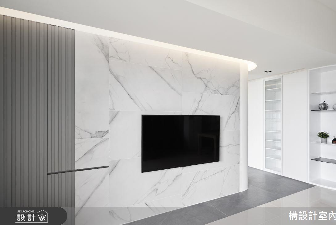 簡約純粹白系宅，隱藏收納讓50坪現代風家居更清爽、俐落！