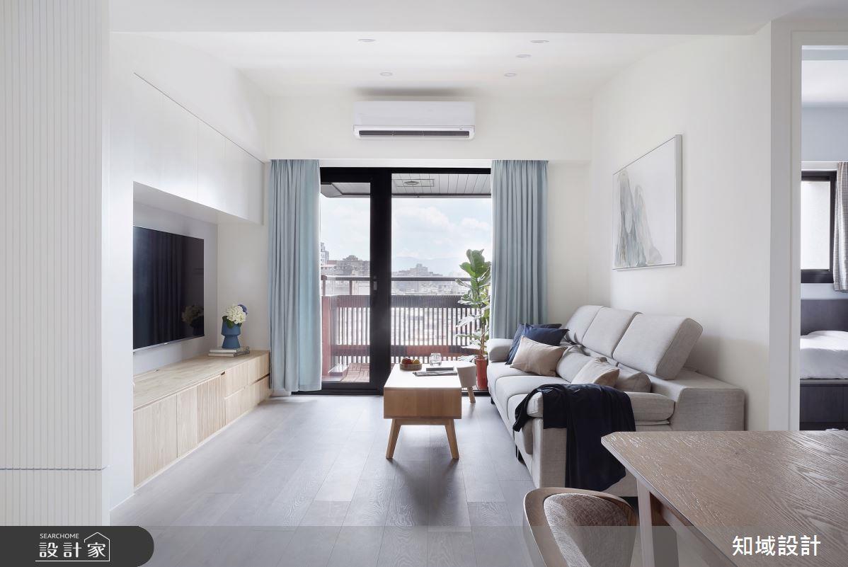 拆除隔間引光入室，24 坪「清、透、亮」呈現極致簡約北歐風
