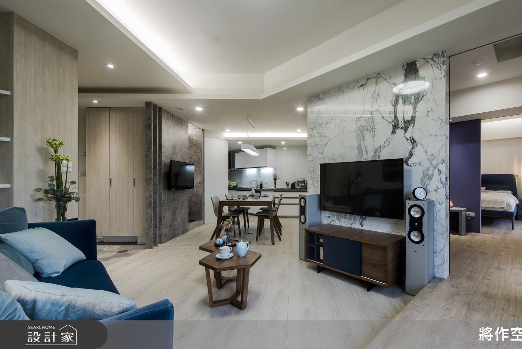 優化動線靠「斜角設計」，22 坪一覽無盡河濱美景！