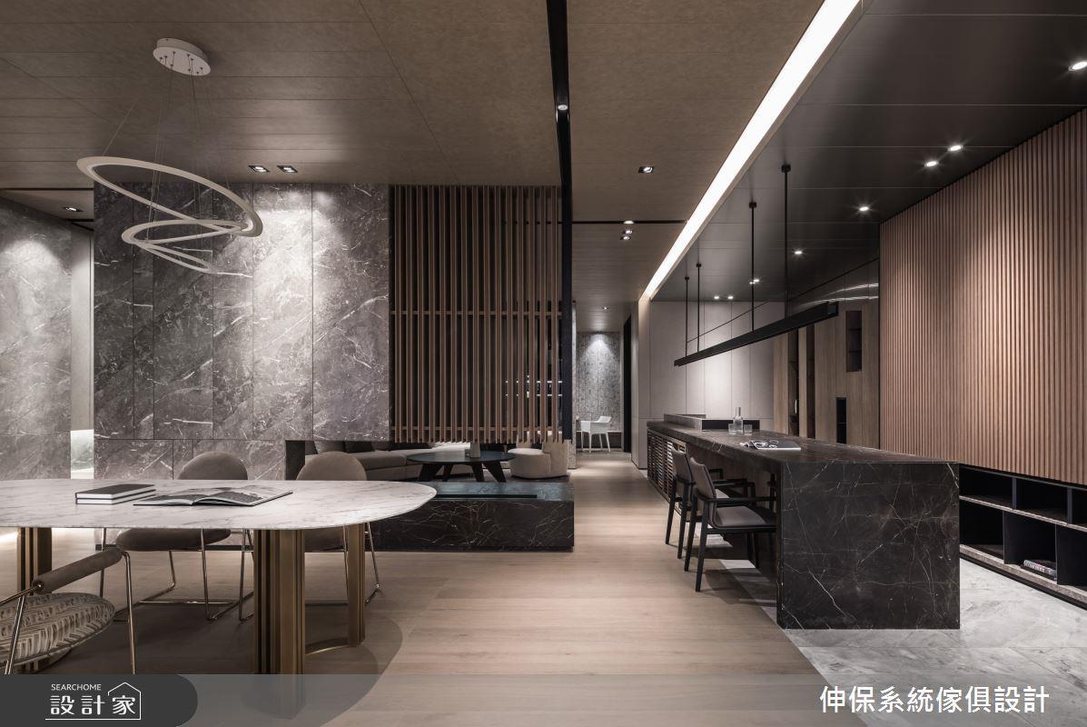 系統家具門市超乎想像的美！石材打造高端質感品味