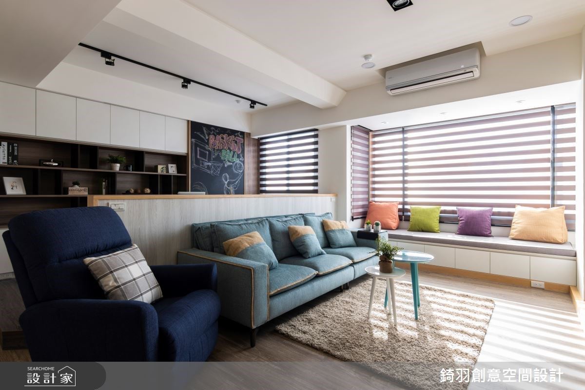 老屋翻新出高收納空間！莫蘭迪色玄關、花磚廚房，迎接孩子長大新時代