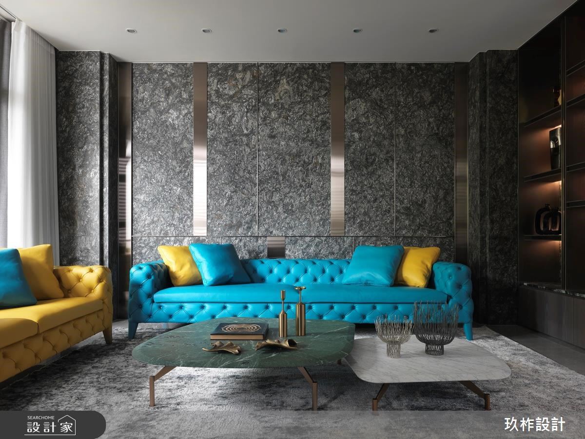 建材美學大躍升！打造大膽玩色的奢華風大宅