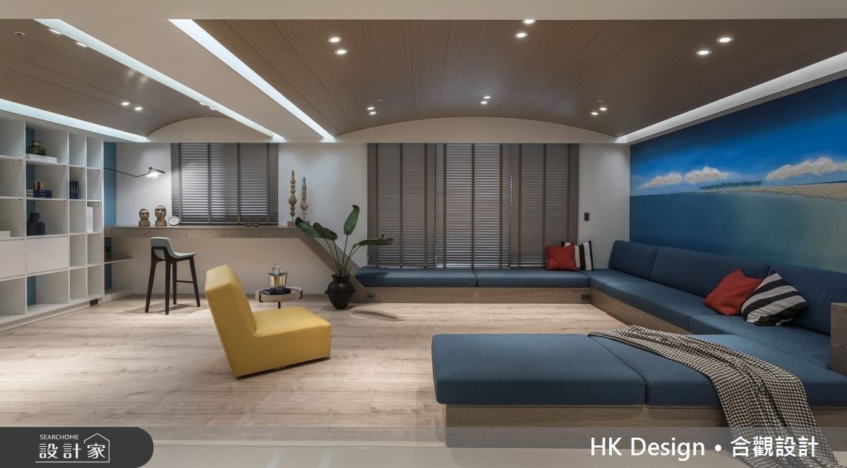 訂製你的渡假感受！在 45 坪熱帶海島都會公寓，找到陽光、沙灘和海洋！