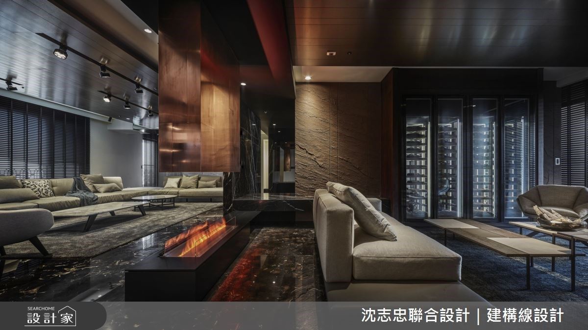 在台灣找回「國外住宅」的寬敞舒適，75 坪高端 Lounge 質感精品豪宅